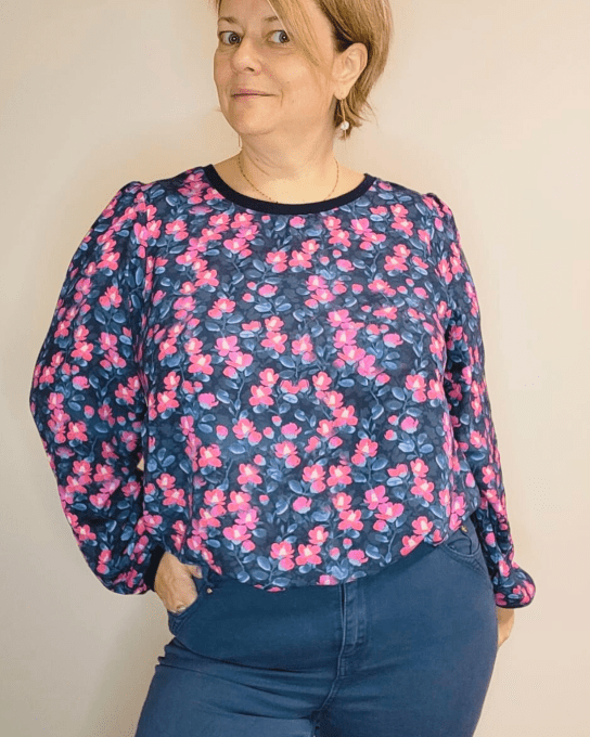 PDF-Patron La blouse ou robe Belam du 32 au 52 - VERSION NUMERIQUE -