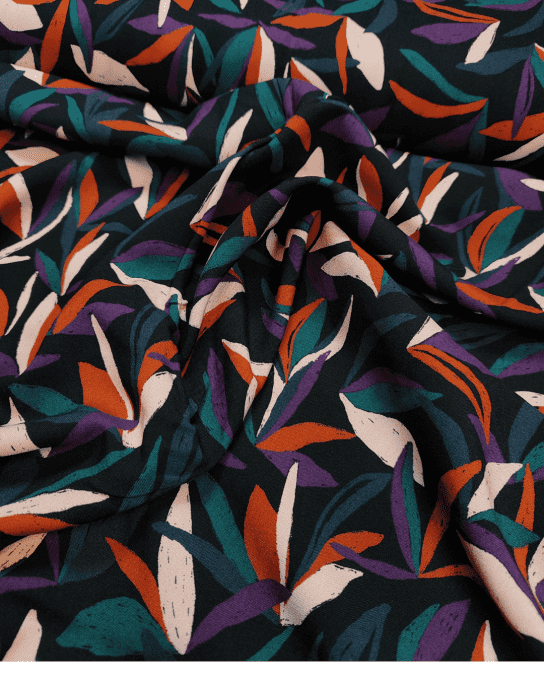 Popeline de viscose Mowgli Multicolore - Eglantine & Zoé - par 10 cm