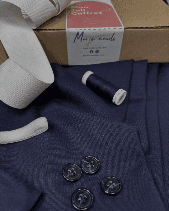 Mon Joli Coffret - Le Pantalon Pym's - Milano Bleu Nuit