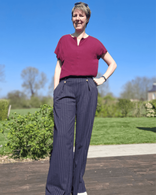 Patron Le pantalon Pym's du 32 au 52 - VERSION POCHETTE -