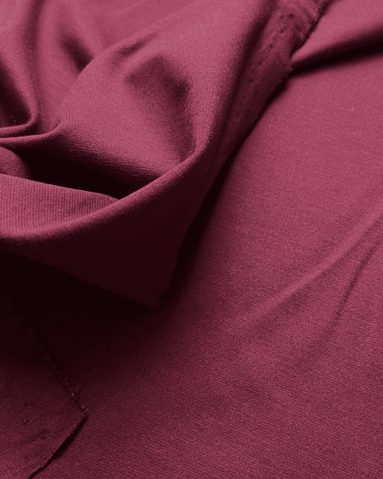 Jersey Lourd de Bambou Bordeaux - par 10 cm 