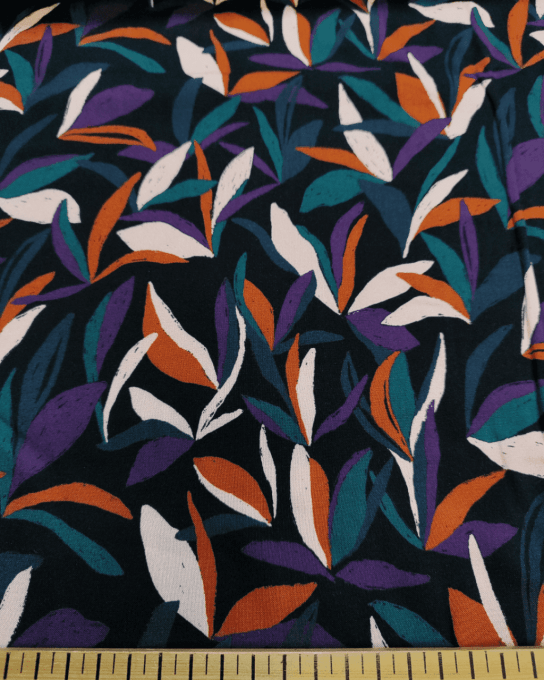 Popeline de viscose Mowgli Multicolore - Eglantine & Zoé - coupon 1.10m