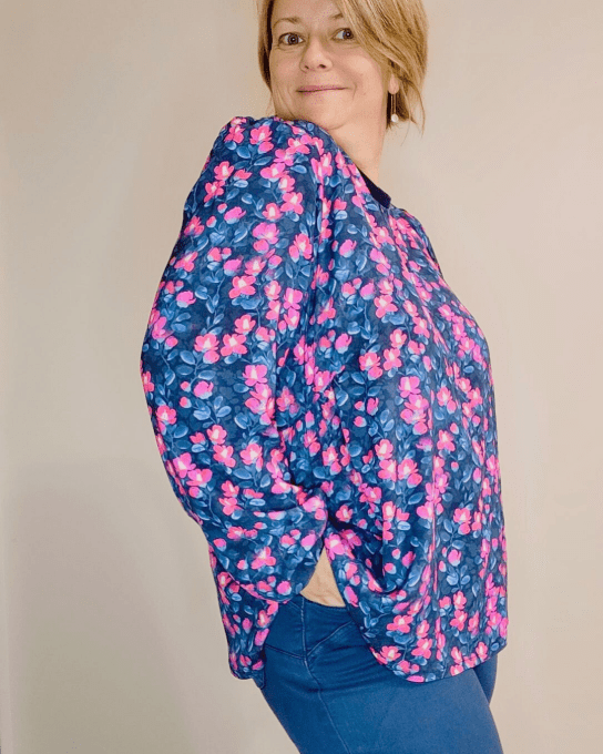 PDF-Patron La blouse ou robe Belam du 32 au 52 - VERSION NUMERIQUE -