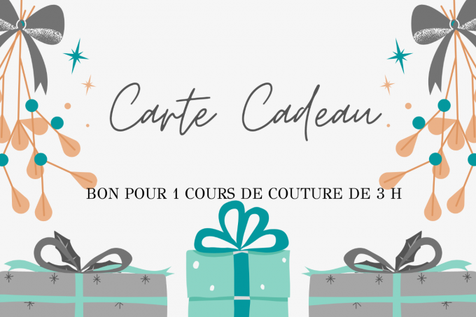 CARTE CADEAU COURS DE COUTURE