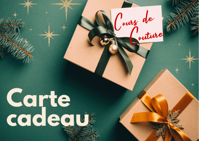 CARTE CADEAU - COURS DE COUTURE 3 h