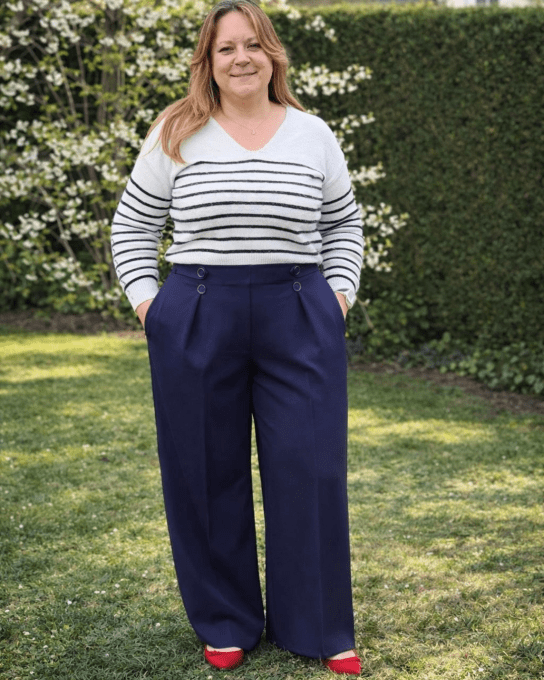 Patron Le pantalon Pym's du 32 au 52 - VERSION POCHETTE -