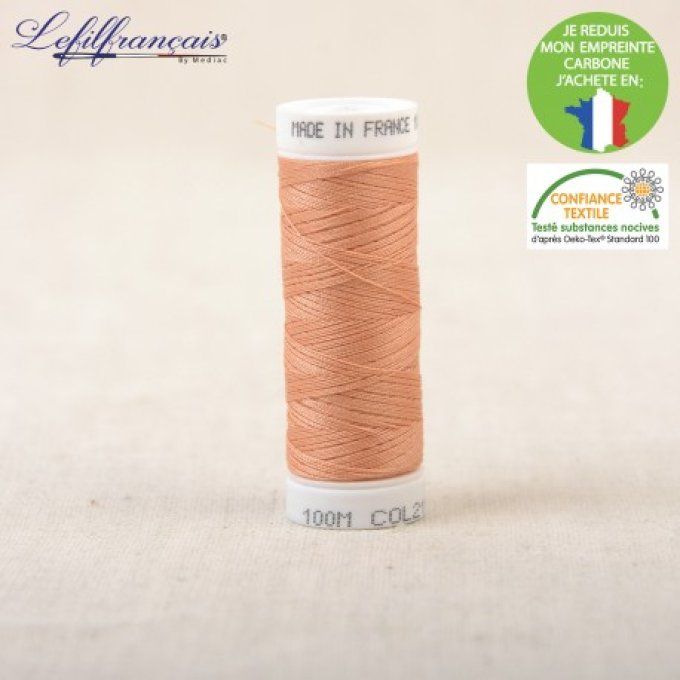 Mon Joli Coffret - Le Sweat Lovenn - Sweat Molleton Brossé Cosy Saumon - Version Col Zippé 