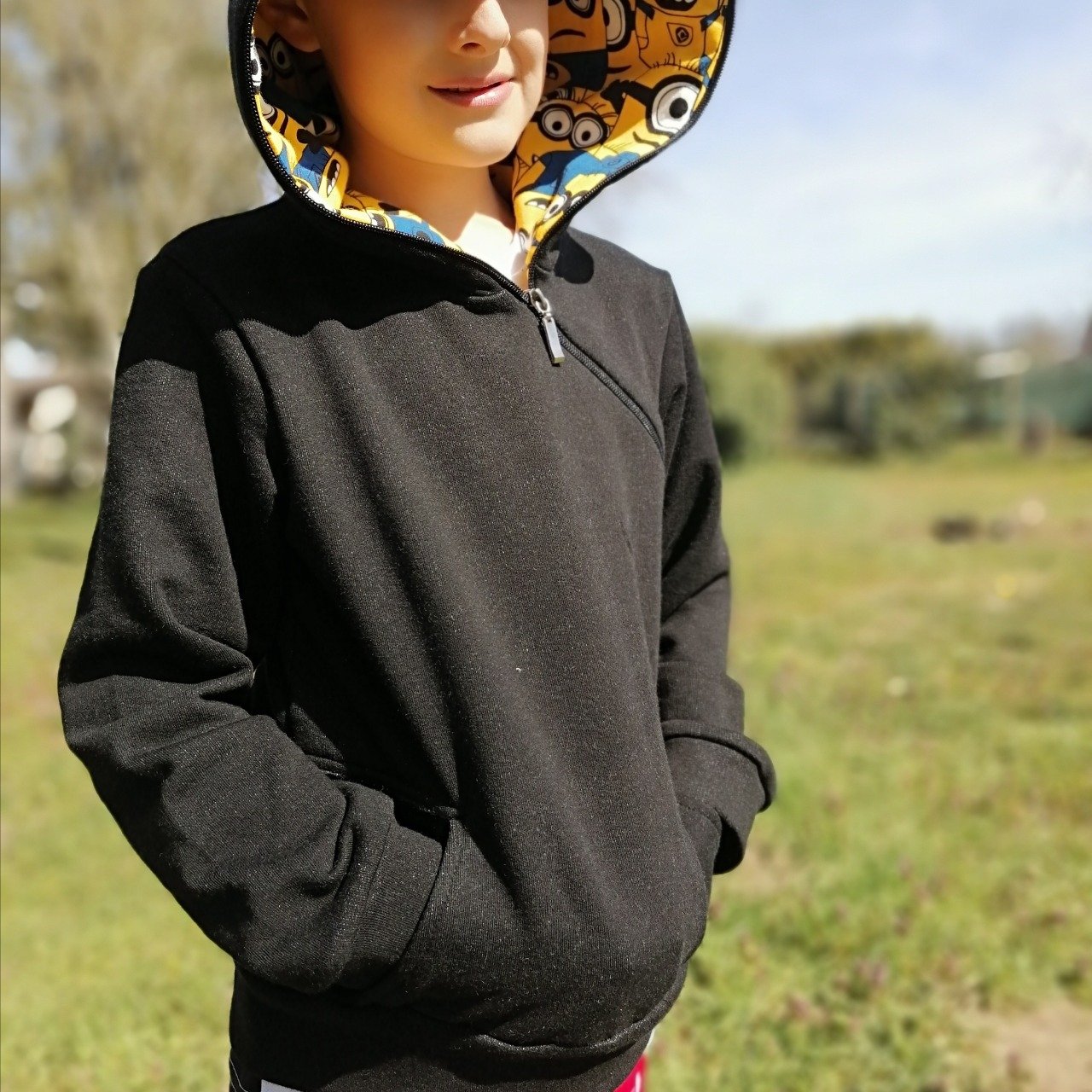 Sweat Enfant zippé à capuche à personnaliser Taille 6/8 ans