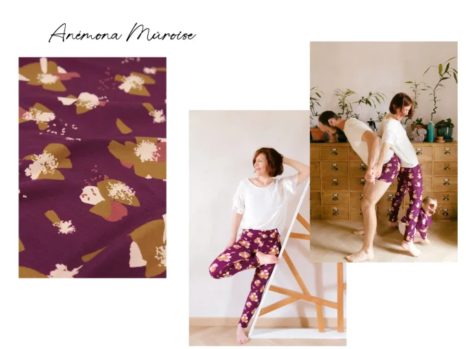 Jersey de Coton Anémona Mûroise - Eglantine & Zoé - Coupon 60 cm