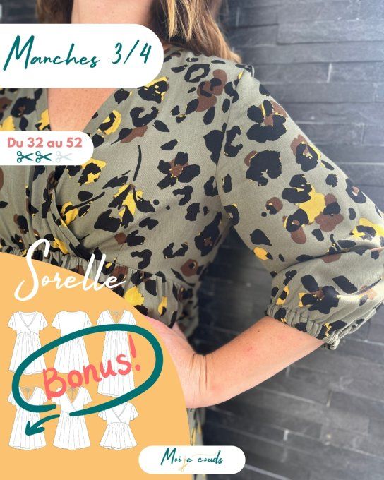 BONUS POUR SORELLE :  LES MANCHES 3/4