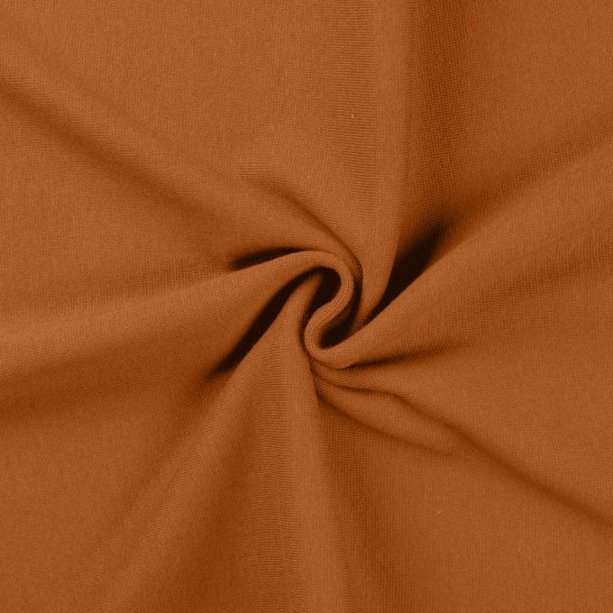 Bord-côte tubulaire Caramel - par 10 cm