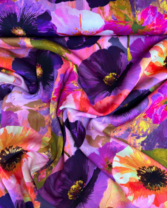 Satin de Viscose Bohémia- par 10 cm