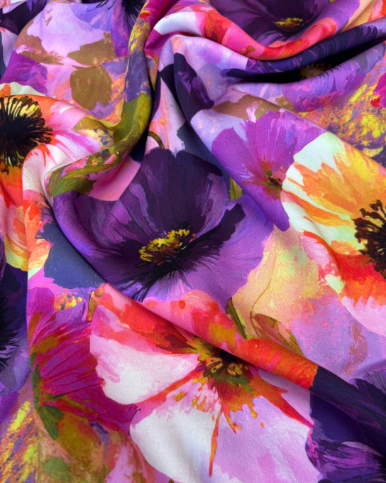 Satin de Viscose Bohémia- par 10 cm