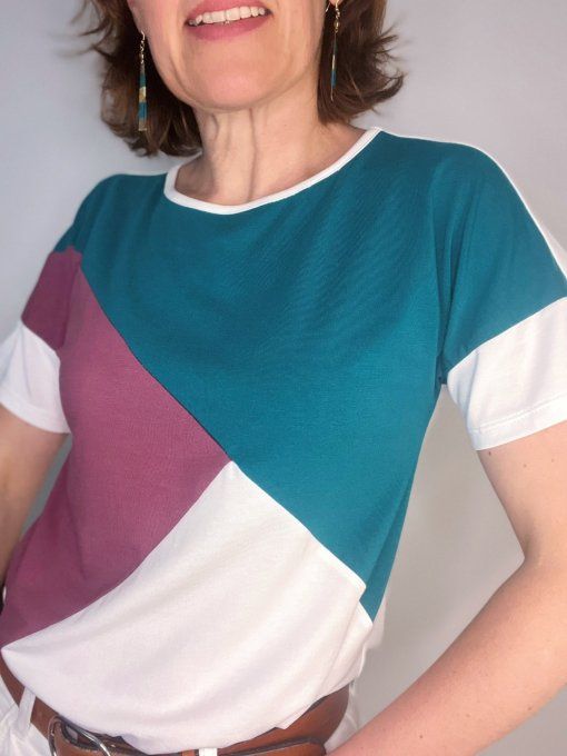 PDF-Patron Le T-shirt ou la robe SOFTY du 34 au 52 - VERSION NUMERIQUE