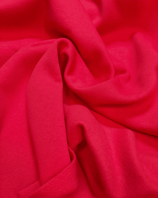 Mon Joli Coffret - Le Sweat Lovenn - Sweat Molleton Brossé Cosy Rouge Grenat - Version Col simple