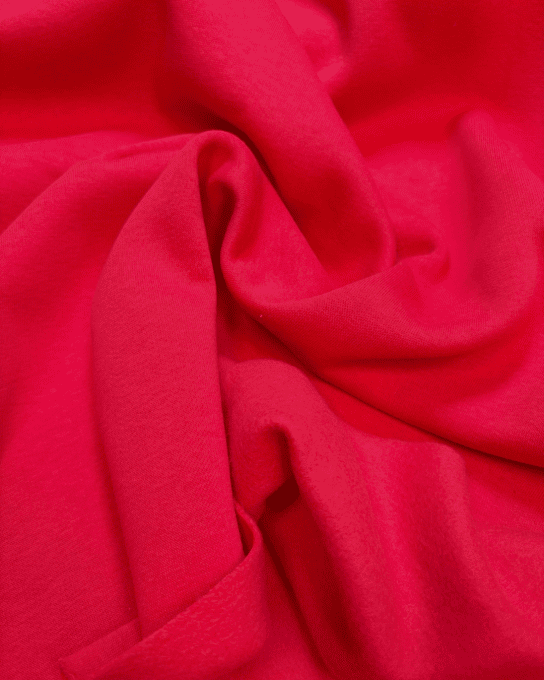 Mon Joli Coffret - Le Sweat Lovenn - Sweat Molleton Brossé Cosy Rouge Grenat - Version Col Zippé