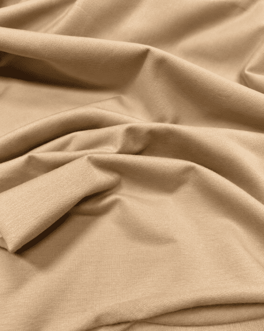 French Terry Brossé Beige - par 10 cm