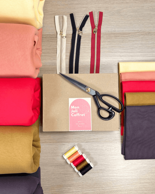 Mon Joli Coffret - Le Sweat Lovenn - Sweat Molleton Brossé Cosy Vanille - Version Col simple